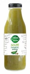 Soupe Courgettes amandes Bio 75 cl
