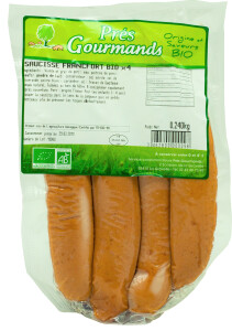 Saucisse de francfort x4 240g Prés Gourmand