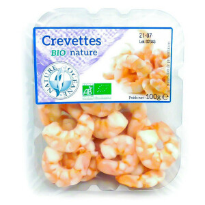 Crevettes décortiquées Bio 100g