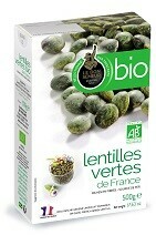 Lentilles vertes de France bio