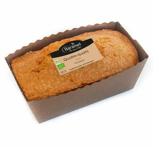 Quatre-quarts nature pur beurre 200g Bio