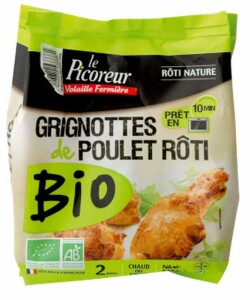 Grignottes de poulet bio rôti nature BIO, Le Picoreur 250g