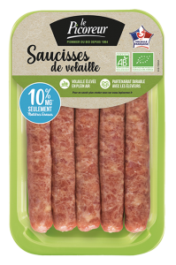 Saucisses de Volaille aux herbes bio 250g