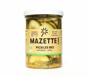 PICKLES BIO concombre aneth Mazette 210g