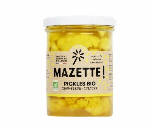 PICKLES BIO chou-fleur curcuma Mazette 185g