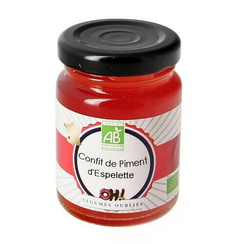 CONFIT DE PIMENT D'ESPELETTE - 120G